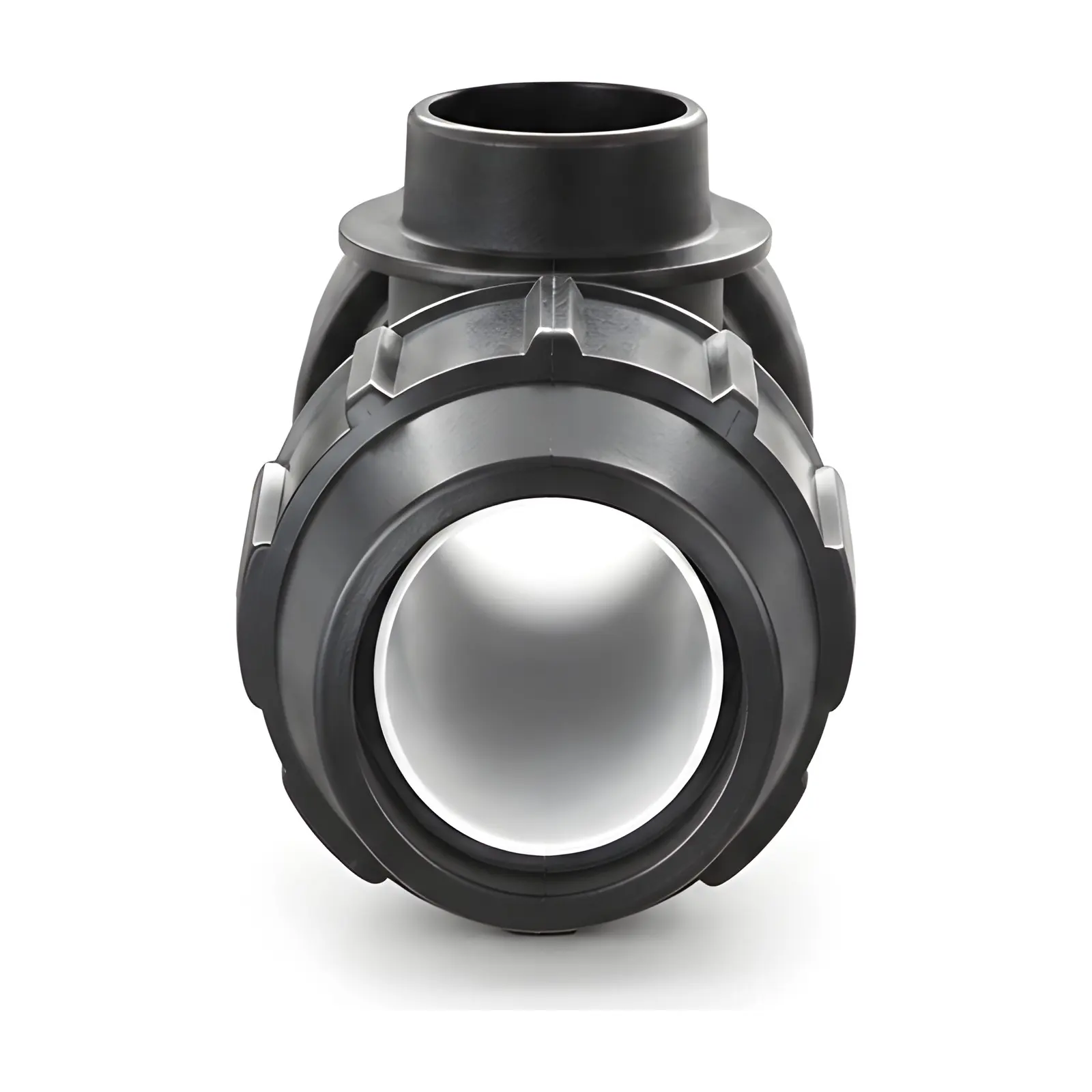 Male Tee Coupling, end view
